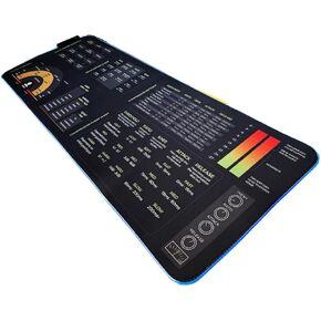 Mixing & Mastering Cheat Sheet Mousepad – 35×25cm (13.8"x9.8") & 80×30cm (31.5"x11.8") – Studio Desk Mat for Music Producers, DJs & Engineers – LED Version Available in Kuwait