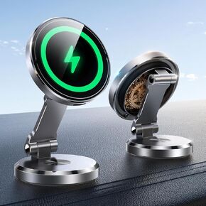 JOYROOM for MagSafe Car Mount Charger, [ Upgrade Rotatable Charging Panel ] 15W Fast Charging Metal Magnetic Phone Holder, Dashboard Wireless Charger for iPhone 16/15/14/13/12 Pro Max Plus in Kuwait