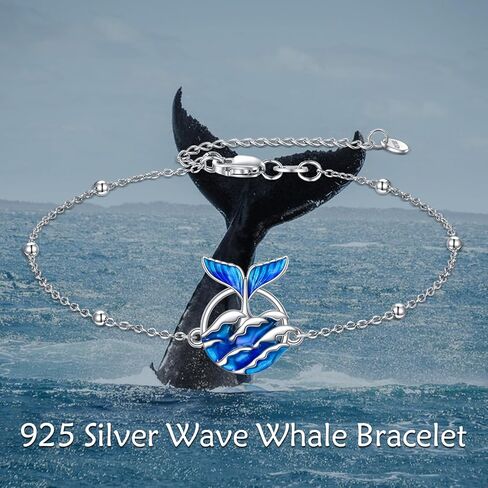 Horse/Clover/Anchor/Penguin/Sea Turtle/Infinity/Starfish/Cross/Daisy/Mermaid/Ladybug/Axolotl Bracelets for Women Sterling Silver Jewelry Adjustable Chain Bracelet Jewelry Gifts for Women in Saudi Arabia