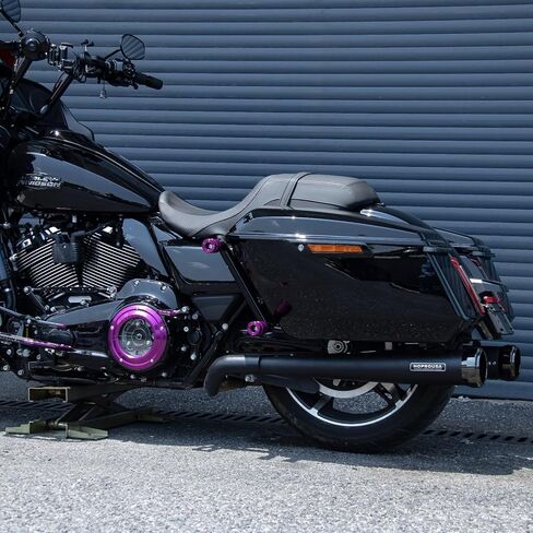 Derby Cover متوافق مع '16 -6 جولة Electra Street Road Road Road King Cvo Trike ANODIRENT 5-HOLES COVER COVER ALUCH in Kuwait