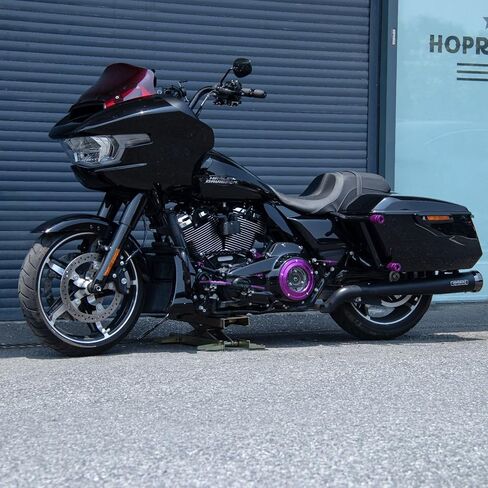 Derby Cover متوافق مع '16 -6 جولة Electra Street Road Road Road King Cvo Trike ANODIRENT 5-HOLES COVER COVER ALUCH in Kuwait