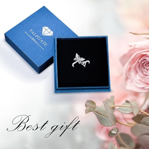 Palpitate Butterfly Rings for Women Butterfly Rings 925 Sterling Silver Celtic Knot Butterfly Jewelry Gifts for Women in Saudi Arabia