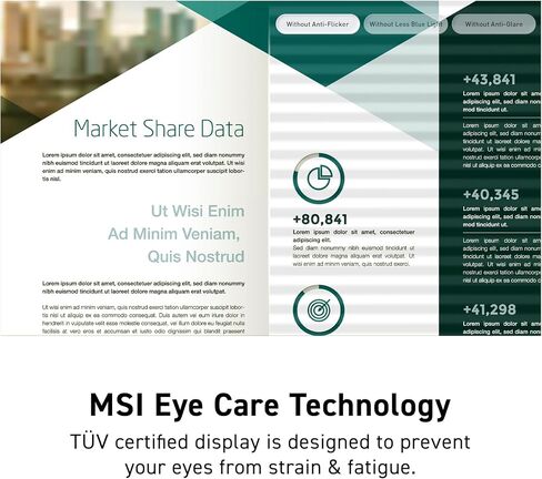 MSI PRO MP225V,22-inch VA 1920 x 1080 (FHD) Computer Monitor, 100Hz, Adaptive-Synch, HDMI, Video Port, VESA Mountable, Tilt, 1ms, Black in Saudi Arabia