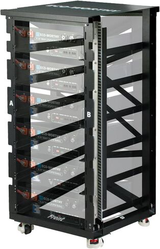 رف خادم من 6 طبقات 3U جديرة بالبيئة مع عجلات GD-6OT ، متوافقة مع بطاريات رف V1/V2/V3 ، والتصميم المُؤسس ، مثاليًا لتخزين الطاقة الشمسية ومركز البيانات المنزلي in Saudi Arabia