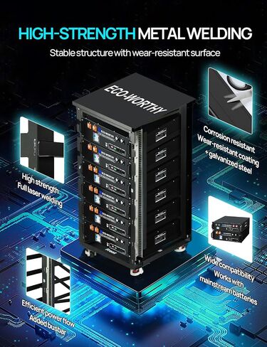رف خادم من 6 طبقات 3U جديرة بالبيئة مع عجلات GD-6OT ، متوافقة مع بطاريات رف V1/V2/V3 ، والتصميم المُؤسس ، مثاليًا لتخزين الطاقة الشمسية ومركز البيانات المنزلي in Saudi Arabia
