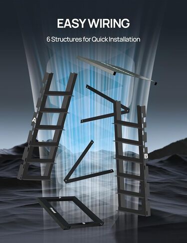 رف خادم من 6 طبقات 3U جديرة بالبيئة مع عجلات GD-6OT ، متوافقة مع بطاريات رف V1/V2/V3 ، والتصميم المُؤسس ، مثاليًا لتخزين الطاقة الشمسية ومركز البيانات المنزلي in Saudi Arabia