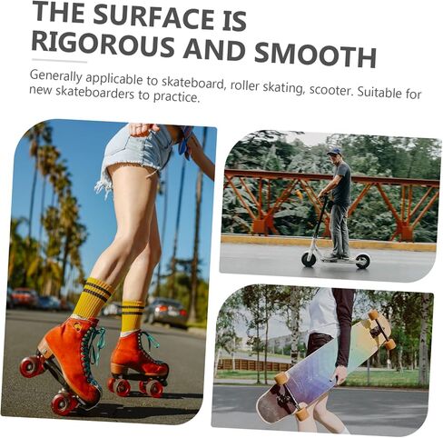 DECHOUS 10Pcs Roller Skate Bearings Spacer Set Professional Skateboard Accessories Sturdy 304 Stainless Steel for Inline Skating Compatible Indoor/Outdoor Use in Saudi Arabia