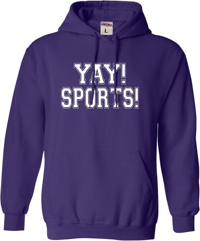 Go All Out Yay! Sports! Funny Non Sports Fan Mens Women Sweatshirt Hoodie in Saudi Arabia