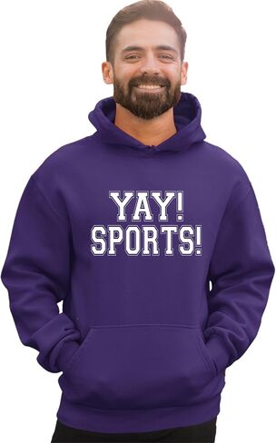 Go All Out Yay! Sports! Funny Non Sports Fan Mens Women Sweatshirt Hoodie in Saudi Arabia