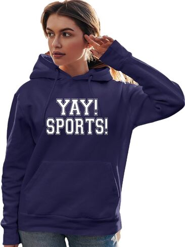 Go All Out Yay! Sports! Funny Non Sports Fan Mens Women Sweatshirt Hoodie in Saudi Arabia
