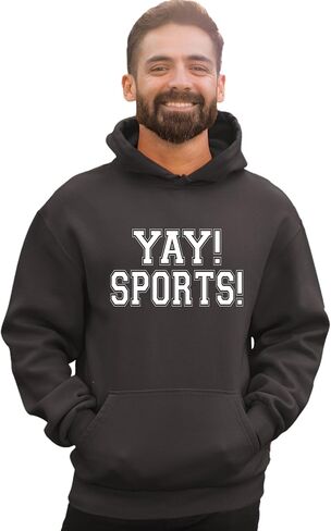 Go All Out Yay! Sports! Funny Non Sports Fan Mens Women Sweatshirt Hoodie in Saudi Arabia