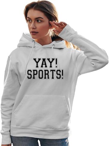 Go All Out Yay! Sports! Funny Non Sports Fan Mens Women Sweatshirt Hoodie in Saudi Arabia