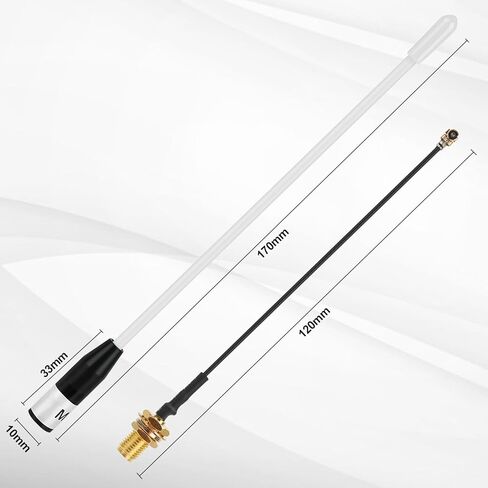 Meshtastic Lora Antenna 915MHz 10DBI GAIN - OMNI SMA Male Male Male 17cm Hantenna Long Range Soft (Green) in Saudi Arabia