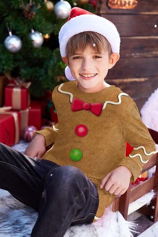 Besserbay Usisex Kid's Christmas Top Top Funny Long Sleeve Shirt 4-12 Years in Saudi Arabia