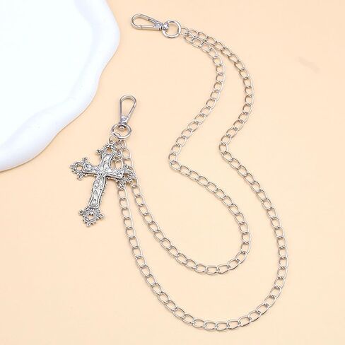 Layered Pants Chain for Men Women Punk Chain Hip Hop Jewelry Clothing Accessories Vintage Jeans Chains in Saudi Arabia