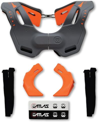 Atlas Brace Vision Anti-Compression Collar Neck Brace (Adult - Small/Medium) for Use in: Powers, Offroad Racing, Motocross, Mountain Biking, and BMX (Black) in Saudi Arabia