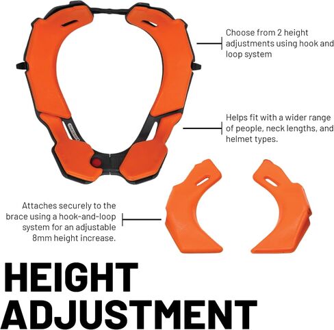 Atlas Brace Vision Anti-Compression Collar Neck Brace (Adult - Small/Medium) for Use in: Powers, Offroad Racing, Motocross, Mountain Biking, and BMX (Black) in Saudi Arabia
