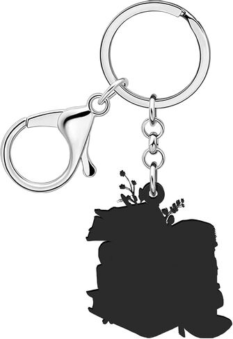 Acrylic Book Keychain Accessories Bookish Gifts for Book Lovers Women Bookworm Reader Girls Kids Backpack Purse Charms in Saudi Arabia