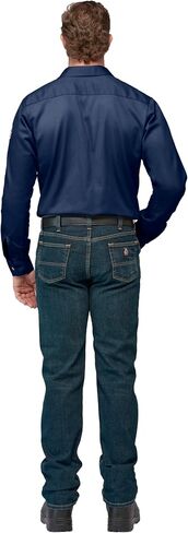 Bulwark Fr Men's Flame Resistant 7 Oz Cotton Shirt مع تنفيس الأكمام in Saudi Arabia