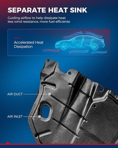 KAX Engine Splash Shield Compatible with 2018-2022 Camry Replace# TO1228234 in Saudi Arabia