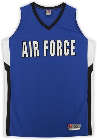 قميص فريق Air Force Falcons باللون الأزرق والأبيض والقميص من برنامج كرة السلة - مقاس XL - برامج الكلية in Saudi Arabia