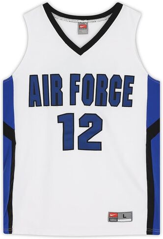 Air Force Falcons Team-Issued #12 White and Jersey from the Basketball Program - Size L - College Programs in Saudi Arabia