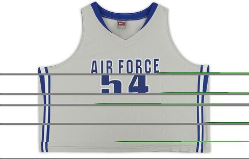 قميص رمادي رقم 54 من فريق Air Force Falcons مع أرقام من برنامج كرة السلة - مقاس XL - برامج الكلية in Saudi Arabia
