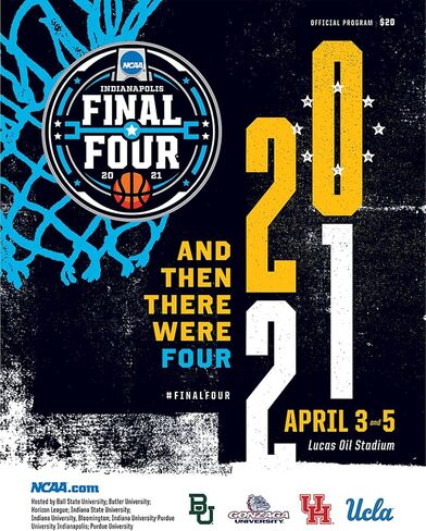 2021 Men's NCAA Final Four Game Official Program - College Programs in Saudi Arabia