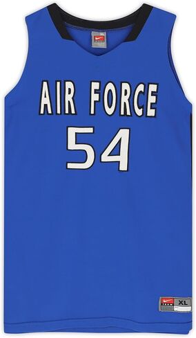 إصدار فريق Air Force Falcons رقم 54 باللونين الأزرق والجيرسي من برنامج كرة السلة - مقاس XL - برامج الكلية in Saudi Arabia