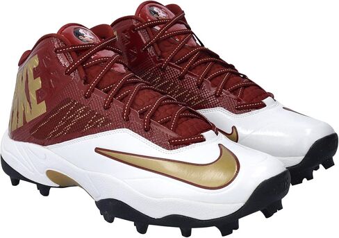 حذاء سيمينول ولاية فلوريدا الذي أصدره فريق Maroon Shark Elite Nike Cleats من برنامج كرة القدم - الحجم 17 - برامج الكلية in Saudi Arabia