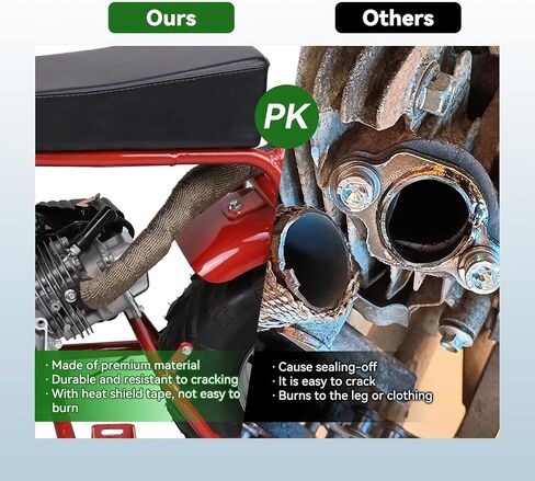 Mini Bike Center Center EXIT EXIT MISE KIT متوافقة مع COLEMAN CT100U CC100X MASSIMO MB100 F-RP GMB100 RASCAL LITE PREDATOR 79CC 98CC 99CC 3.0HP 154F أجزاء المحرك الملونة in Saudi Arabia
