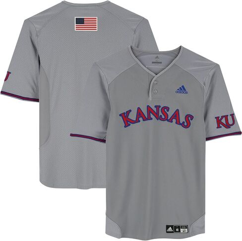 Kansas Jayhawks Team-Issued Gray Jersey from the Baseball Program - Size 40 - College Programs in Saudi Arabia