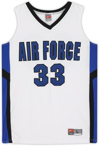 إصدار فريق Air Force Falcons رقم 33 باللونين الأبيض والجيرسي من برنامج كرة السلة - الحجم L - برامج الكلية in Saudi Arabia