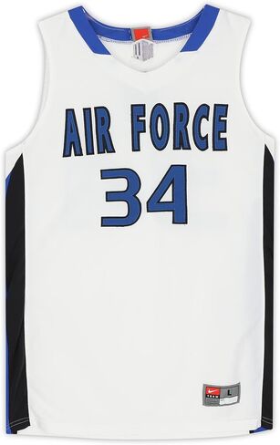 Air Force Falcons Team-Issued #34 White, Blue, and Jersey from the Basketball Program - Size L - College Programs in Saudi Arabia