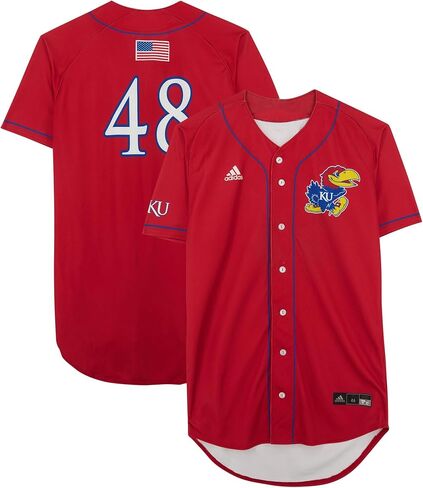 Kansas Jayhawks Team-Issued #48 Jersey from the Baseball Program - Size 46 - College Programs in Saudi Arabia