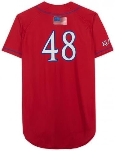 Kansas Jayhawks Team-Issued #48 Jersey from the Baseball Program - Size 46 - College Programs in Saudi Arabia