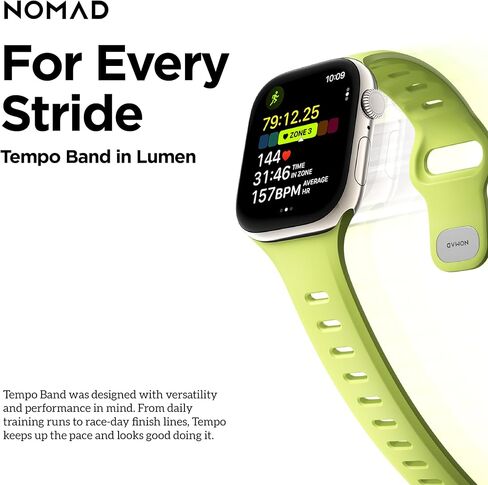 NOMAD Tempo Band Apple Watch Ultra 3 و2 Band، سوار رياضي لساعة Apple، متوافق مع السلسلة الجديدة 11، Ultra، 2 و3، السلسلة 1-11، وSE iWatch in Saudi Arabia
