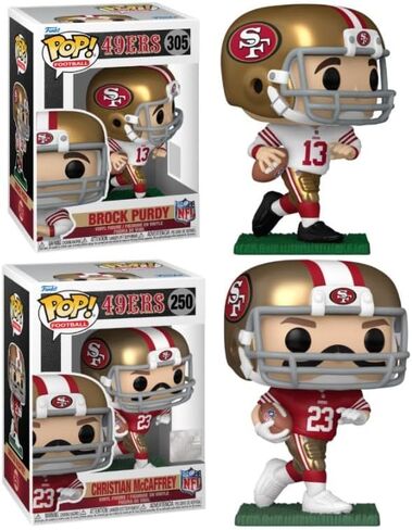 Funko Christian McCaffrey/Brock Purdy (49ers) NFL Pop! Combo (2) in Saudi Arabia