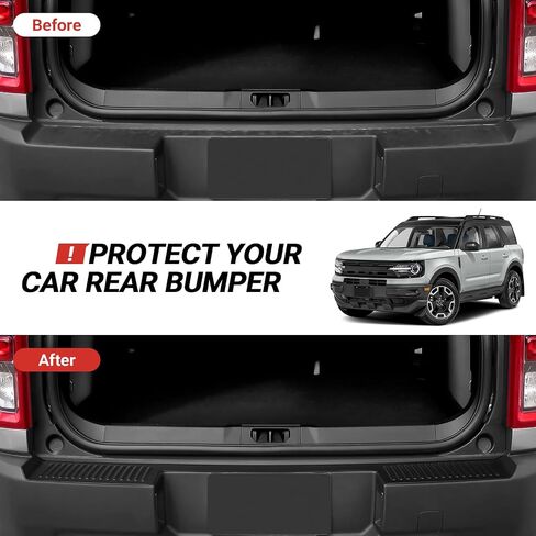 Hellet Rear Bumper Protector for Kia 2020-2025 Telluride Accessories Matte Black ABS Plastic Material Rear Bumper Guard Trim in Saudi Arabia