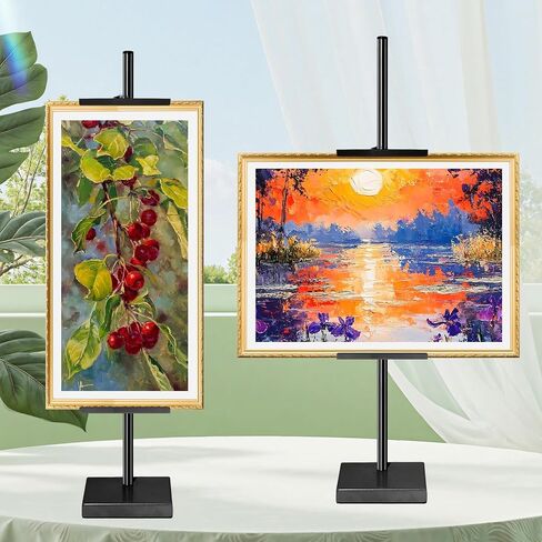 Adjustable Tabletop Easel Stand, 29" Picture Easels for Display Metal Picture Frame Holder Stand Table for Art, Photo in Saudi Arabia