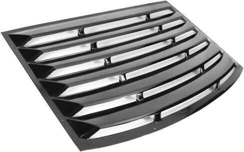 FREEMOTOR802 Compatible with 2010-2015 Chevrolet Camaro Coupe Rear Window Louver Unpainted ABS Plastic Rear Windshield Sun Shade Cover in Saudi Arabia