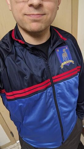 My Party Shirt Coach Lasso Richmond Football Club Jacket - Everyday Wear & Soccer Coach Costume - A.F.C. Beard Windbreaker in Saudi Arabia