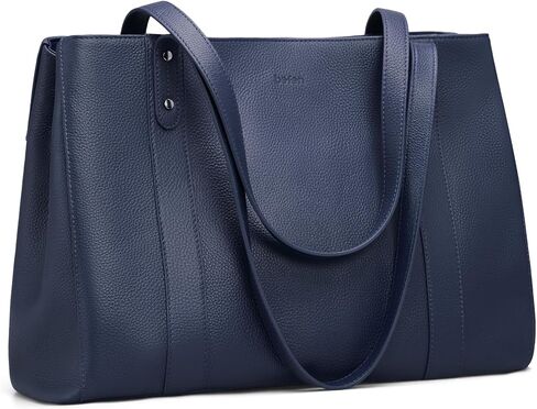 Befen Leature Leather Leather Captop Bag for Women ، Womens 15.6 Inch Computer Facs Work Totes Lave Conder Formes Handbags in Saudi Arabia
