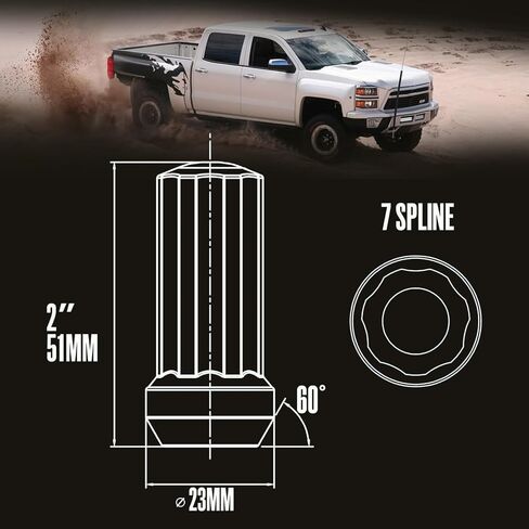 أقفال عجلة M14 × 1.5 مم ، تناسب RAM 1500 ، RAM 2500 ، RAM 3500 ، F-150 ، F-250 ، F-350 ، Expedition ، أقفال العجلات ، 4 مفتاح Lug Lug 2 PCS مع 24 مساءً in Kuwait