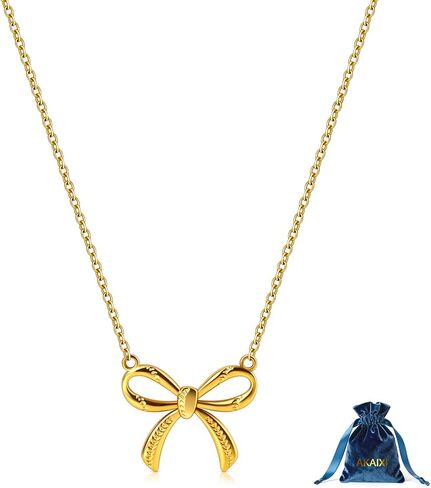 18k Gold Plated Softball Bow Necklace for Women, Dainty Softball Game Day Pendant necklace, Trendy Sport Jewelry Accessories Birthday Christmas Gift for Softball Team Fan Player Coach Friend Mom (Gold) in Saudi Arabia