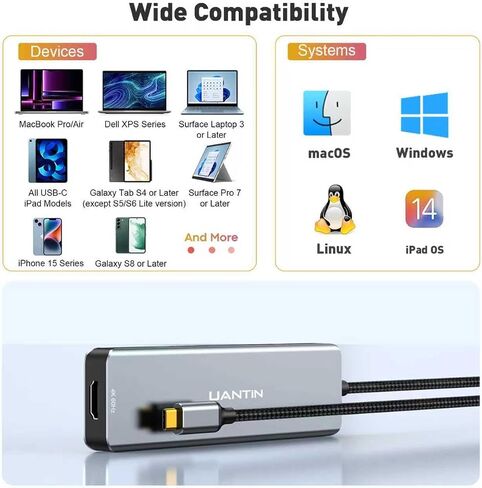 9-in-1 USB C HUB ، محول Multiport 4K60Hz HDMI مع 2 USB-C 5GBPS ، شحن 100W PD ، 3 منافذ USB-A ، قارئ بطاقة SD/TF ، USBC DONGLE DONGL in Saudi Arabia