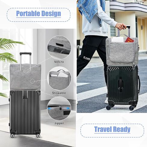 Large Hat Bag for Baseball Caps, Stackable Hat Organizer Bag, Hat Travel Case, Cap Storage Bag, Portable Hat Carrier for 24 Ball Caps, Black in Saudi Arabia