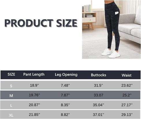 Women’s High Waisted Yoga Pants with Side Pockets for Gym Fitness Running and Everyday Wear in Saudi Arabia