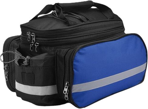 JEELAD Bike Rack Bag Black Green Khaki Bicycle Panniers Bike Saddle Rear Rack Bag for Grocery Shopping Commuter Cycling Trip (Khaki) in Kuwait