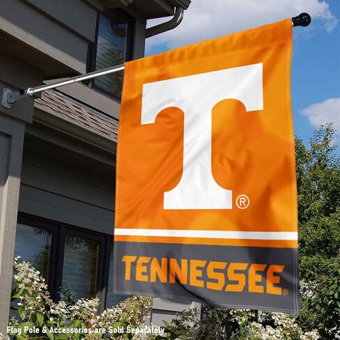 Tennessee Volunteers Wordmark Logo House Flag Banner in Saudi Arabia